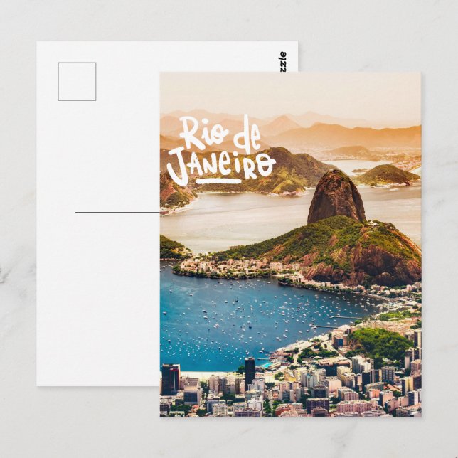 Rio De Janeiro Postkarte (Vorne/Hinten)