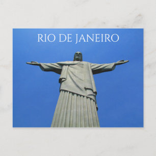 Rio de janeiro Retter Postkarte