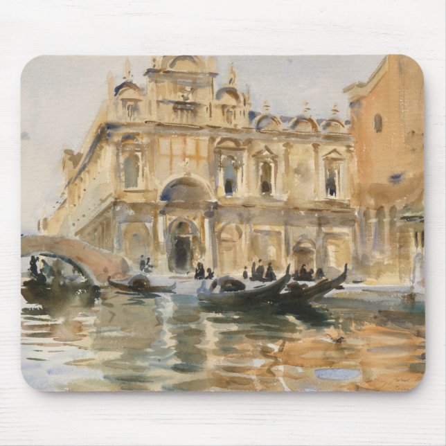 Rio dei Mendicanti, Venedig von John Singer Sargen Mousepad (Vorne)