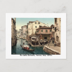 Rio della Botisella, Venedig, Italien 1890er Postkarte