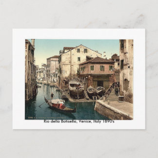 Rio della Botisella, Venedig, Italien in den 1890e Postkarte