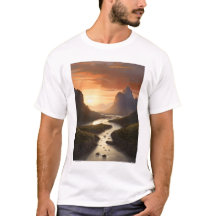 Rio entre montanhas