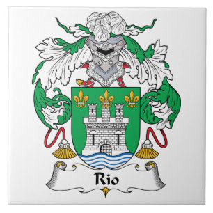 Rio-Familienwappen Fliese