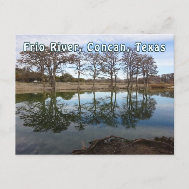 Rio Frio River Concan Texas Garner Staat Park Postkarte (Vorderseite)