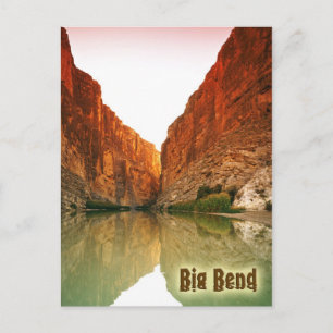 Rio Grande, Big Bend NP, Texas Postkarte
