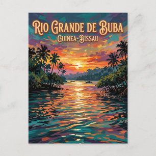 Rio Grande de Buba Guinea-Bissau Postkarte