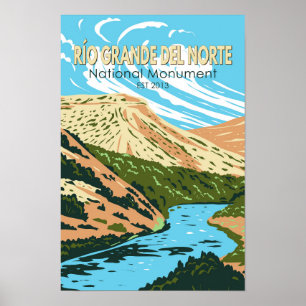 Río Grande del Norte Nationales Monument New Mexic Poster