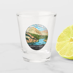 Río Grande del Norte Nationales Monument Schnapsglas