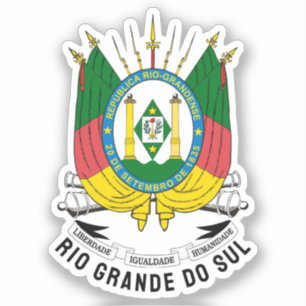Rio Grande do Sul - Brasilien Aufkleber
