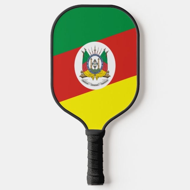 Rio Grande do Sul flagge - Brasilien Pickleball Schläger (Vorderseite)