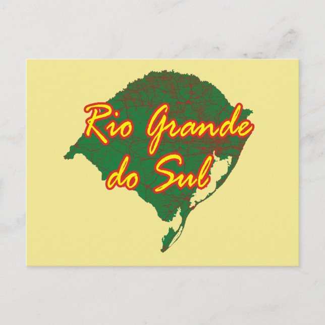 Rio Grande do Sul Postkarte (Vorderseite)