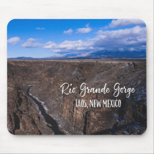 Rio Grande Gorge bei Taos, New Mexico Mousepad