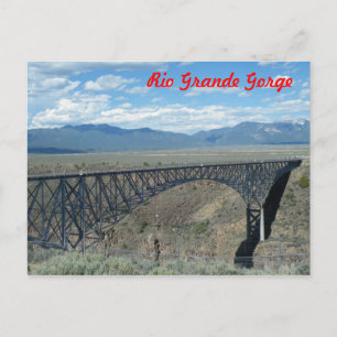 Rio Grande Gorge Bridge Postkarte