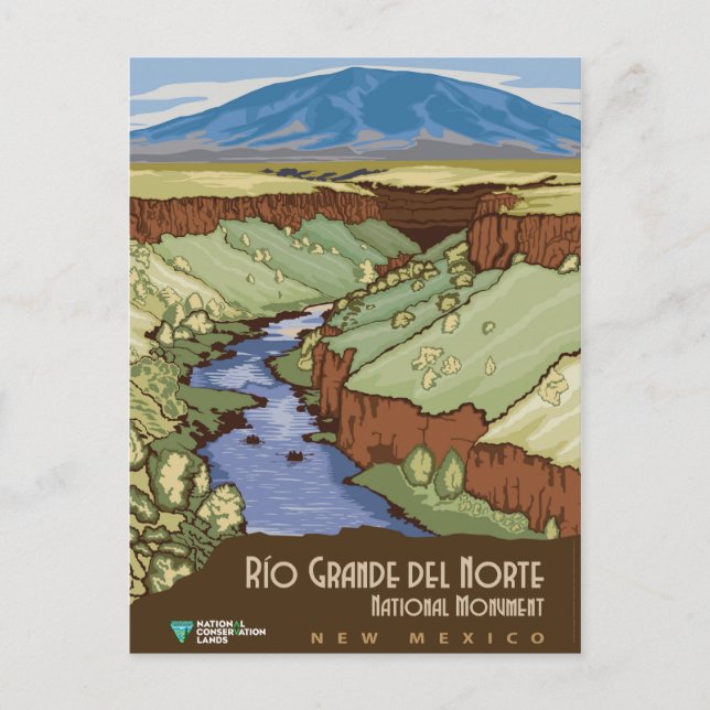 Rio Grande Postkarte (Vorderseite)