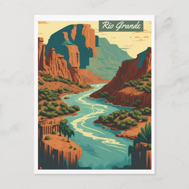 Rio Grande Postkarte (Vorderseite)