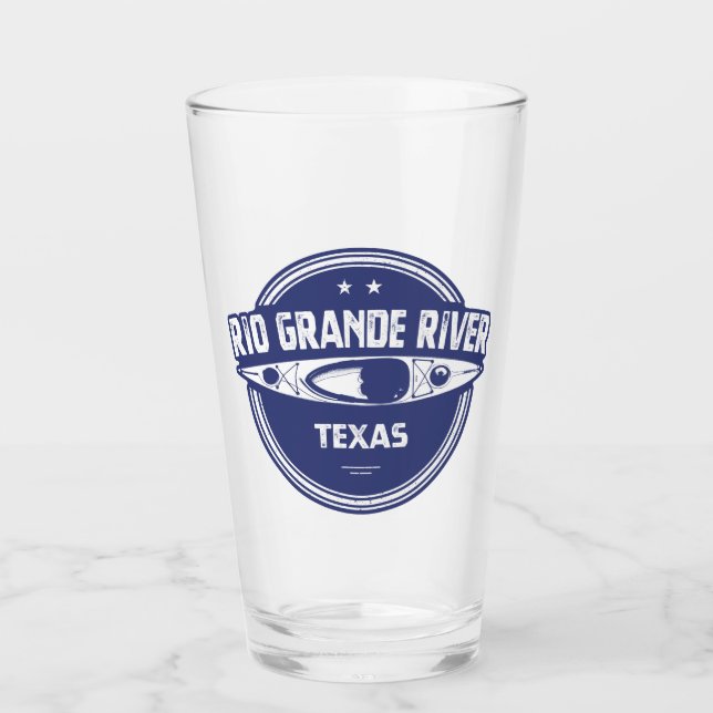 Rio Grande River, Texas Glas (Vorderseite)