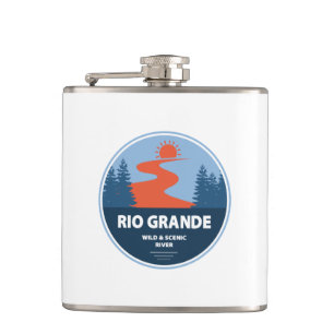 Rio Grande Wild und Landschaftlicher Fluss Flachmann