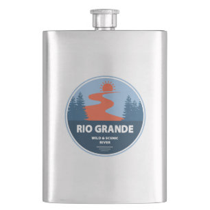 Rio Grande Wild und Landschaftlicher Fluss Flachmann