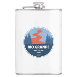 Rio Grande Wild und Landschaftlicher Fluss Flachmann