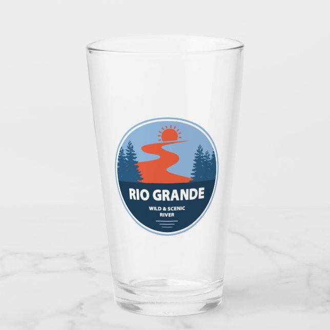 Rio Grande Wild und Landschaftlicher Fluss Glas (Vorderseite)