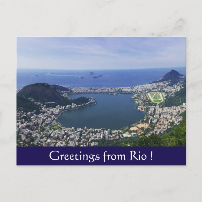 Rio-Grüße Postkarte (Vorderseite)