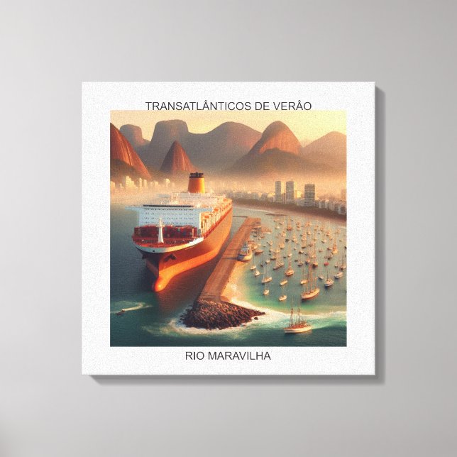 RIO MARAVILHA - Impressão em tela Leinwanddruck (Vorderseite)
