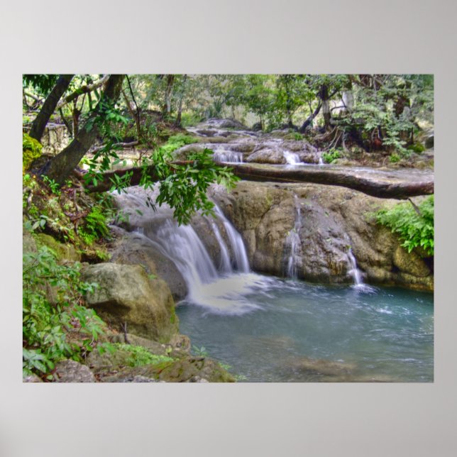 Rio Mesillos in San Luis Potosi, Mexiko-Poster Poster (Vorne)