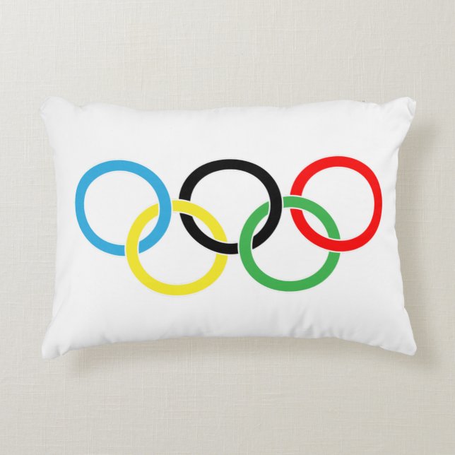 "Rio Olympia Nature Vector Pillow" Dekokissen (Vorderseite)