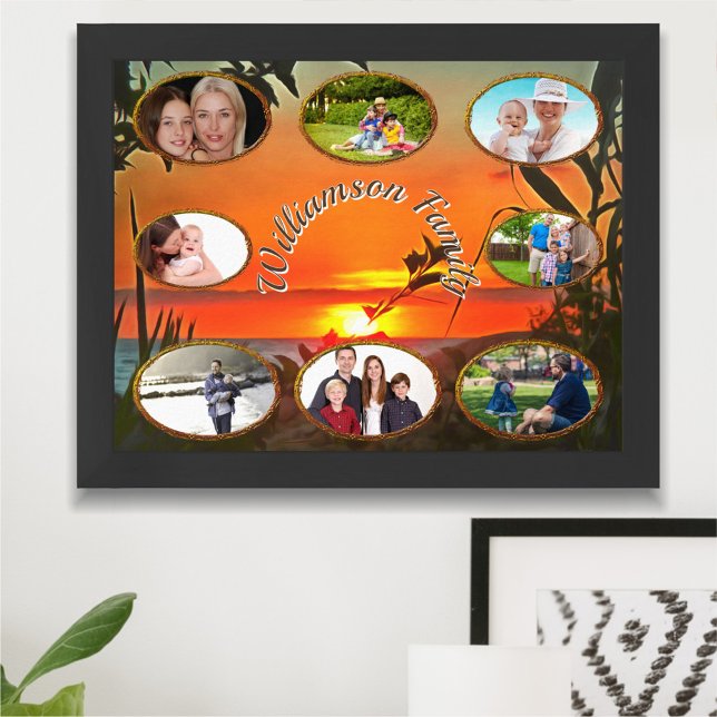 Rio Pitillal Family Photo Collage 2009 Art Print Poster (Von Creator hochgeladen)