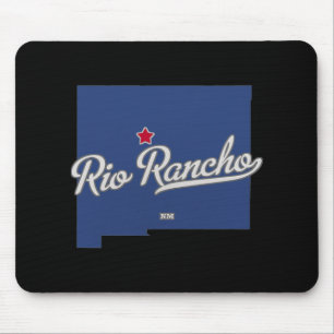 Rio Rancho New Mexico Nm Karte  Mousepad
