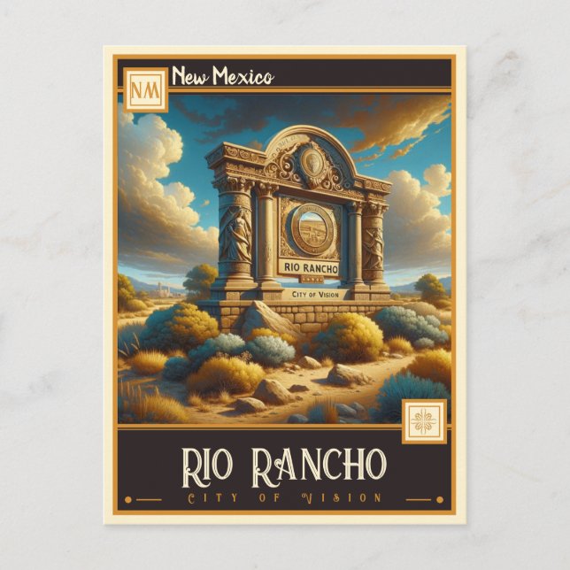 Rio Rancho, New Mexico | VINTAG Postkarte (Vorderseite)
