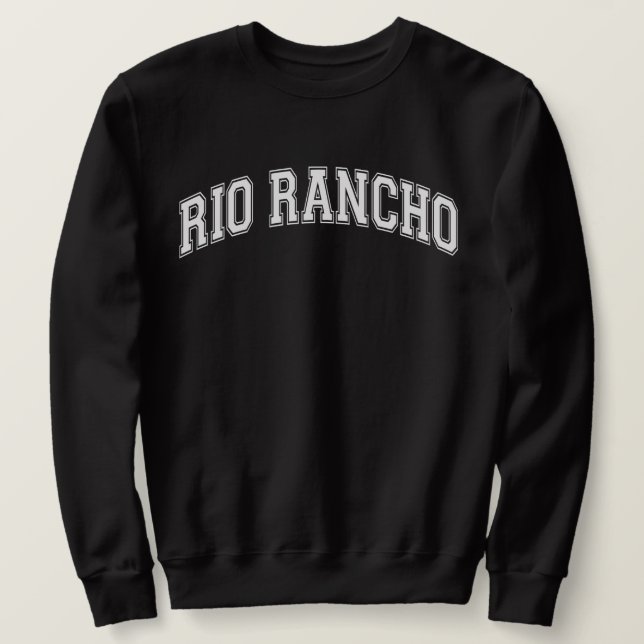 RIO RANCHO University Style America Uni Sweatshirt (Design vorne)