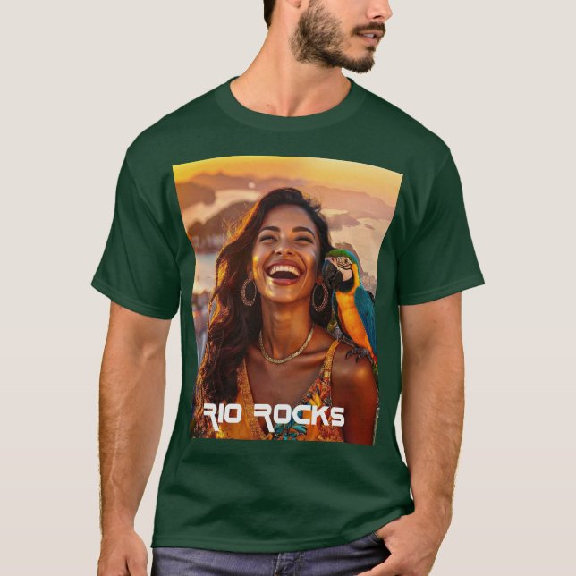 RIO ROCKS - BRASILIEN T-Shirt (Vorderseite)