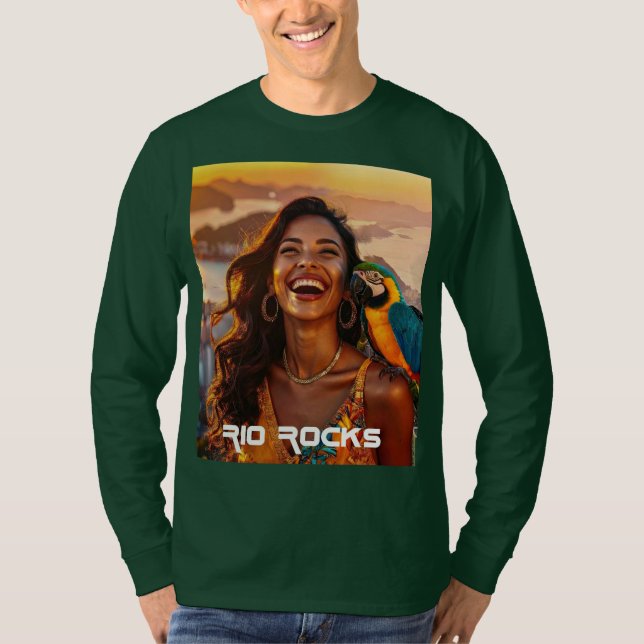 RIO ROCKS - BRASILIEN T-Shirt (Vorderseite)