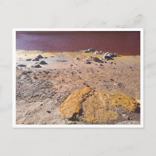 Rio Tinto, Andalusien (Spanien) Postkarte (Vorderseite)