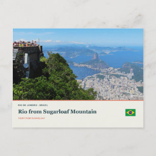 Rio vom Zuckerhut Postkarte