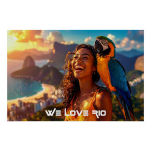 RIO - WIR LIEBEN RIO - POSTER