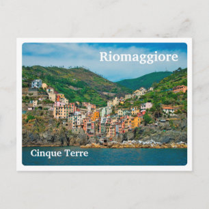 RIOMAGGIORE - Cinque Terre - Italien - VOM MEER Postkarte