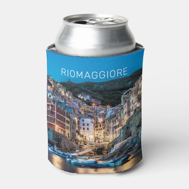 Riomaggiore Cinque Terre La Spezia Italien Panoram Dosenkühler (Kanne Vorderseite)