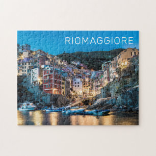 Riomaggiore Cinque Terre La Spezia Italien Panoram Puzzle