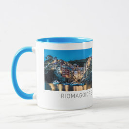 Riomaggiore Cinque Terre La Spezia Italien Panoram Tasse