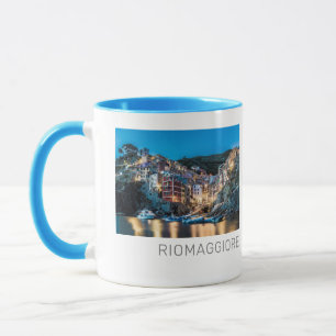 Riomaggiore Cinque Terre La Spezia Italien Panoram Tasse