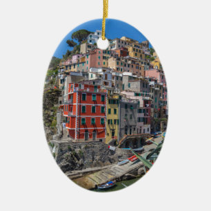 Riomaggiore Cinque Terre Liguria Italy Keramikornament