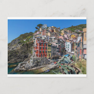 Riomaggiore Cinque Terre Liguria Italy Postkarte