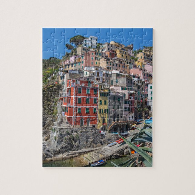 Riomaggiore Cinque Terre Liguria Italy Puzzle (Vertikal)