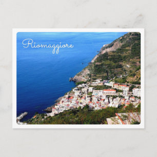 Riomaggiore - Europa - Italien - Ligurien Postkarte