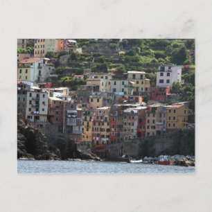 Riomaggiore-Hafen Postkarte