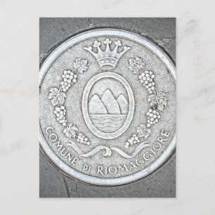 Riomaggiore, Italien - die Cinque Terre Postcard Postkarte