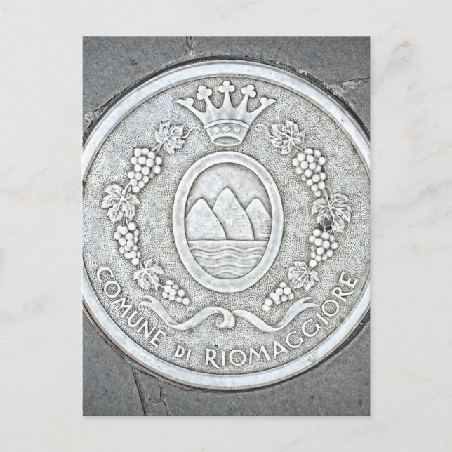 Riomaggiore, Italien - die Cinque Terre Postcard Postkarte (Vorderseite)