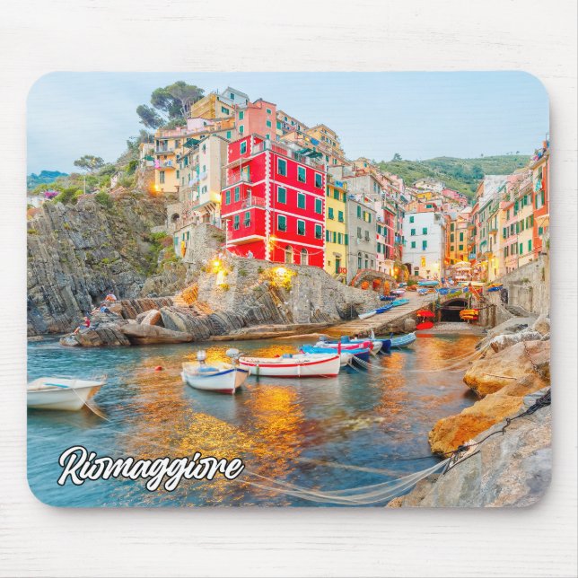 Riomaggiore, Italien Mousepad (Vorne)